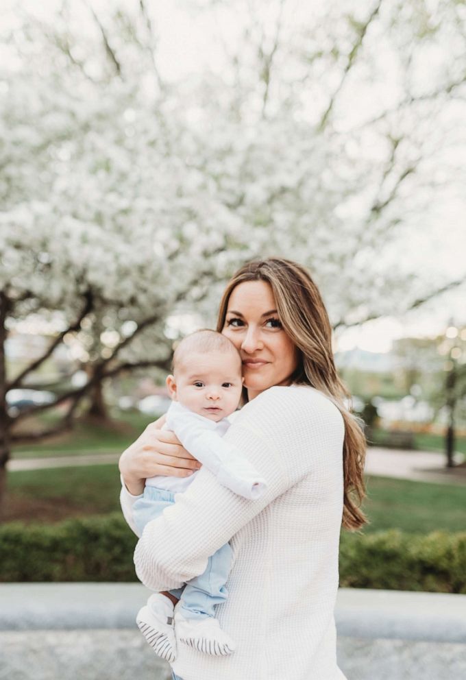 PHOTO: Ashley Wood and baby Armand of Boston, Massachusetts, was photographed ahead of Mother's Day 2021 by Janelle Bruno of Janelle Carmela Photography.