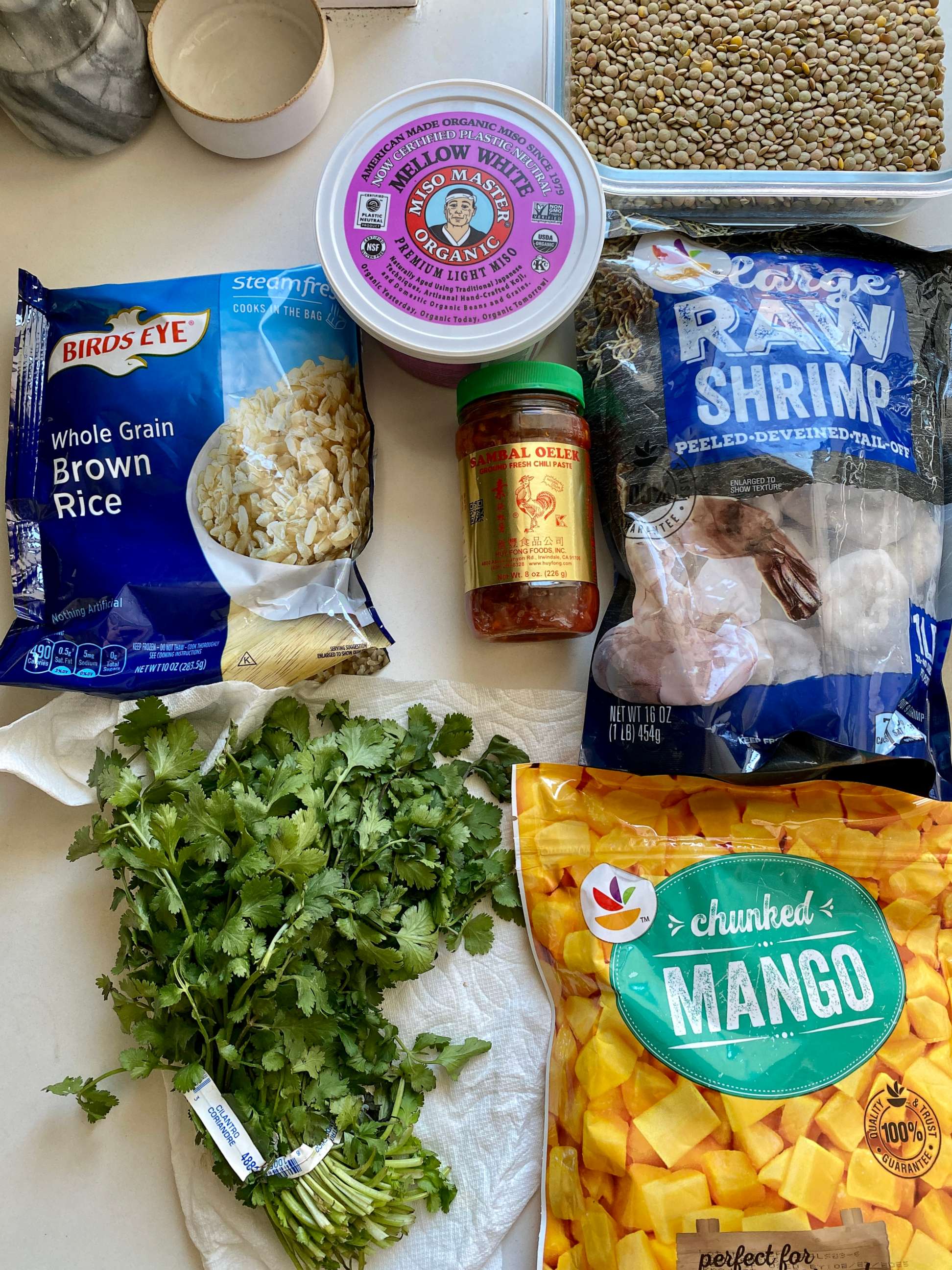 PHOTO: A mix of ingredients used in a recipe created by ChatGPT.