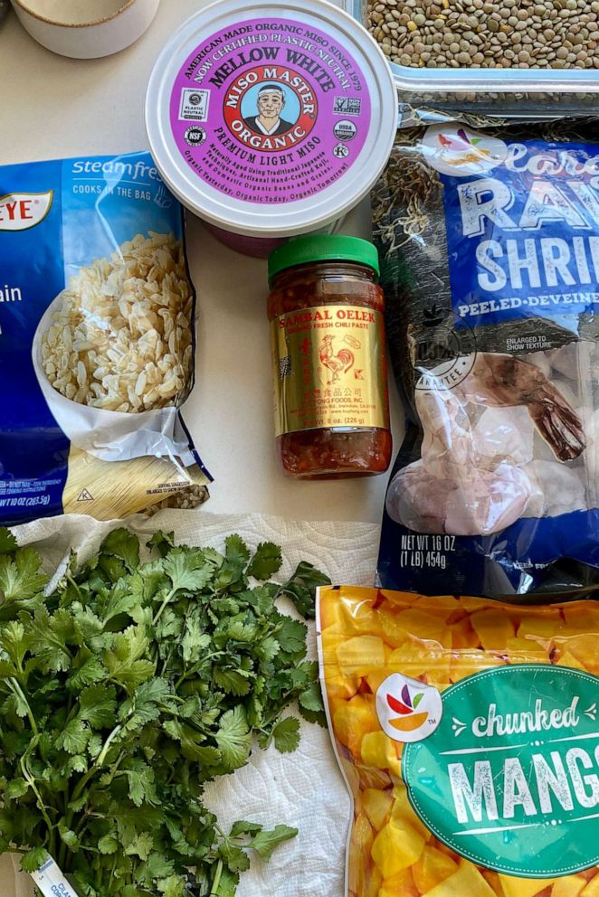 PHOTO: A mix of ingredients used in a recipe created by ChatGPT.