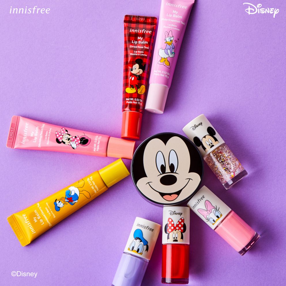PHOTO: Innisfree launches limited-edition Disney beauty collection featuring Mickey and Minnie Mouse.