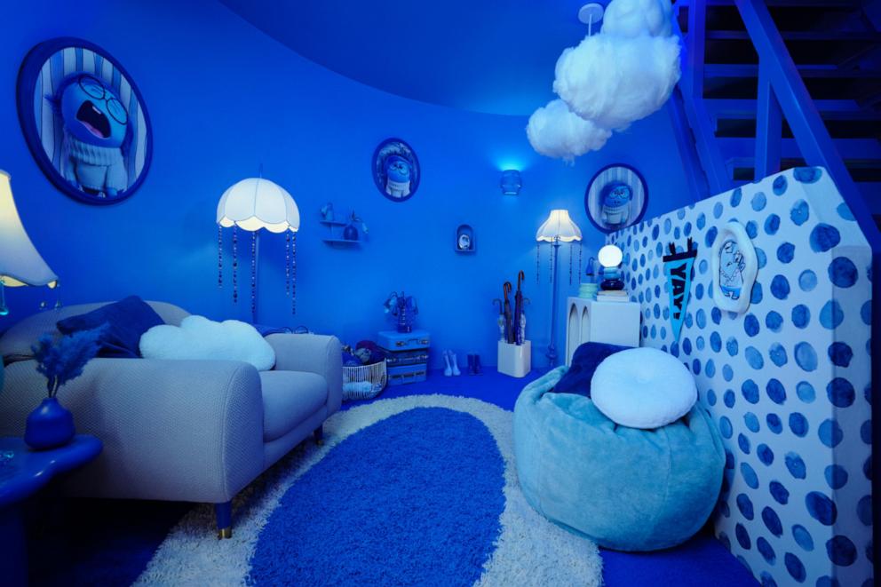 PHOTO: Airbnb is adding an "Inside Out 2"-themed property with rooms inspired by the hit Disney/Pixar animated film.