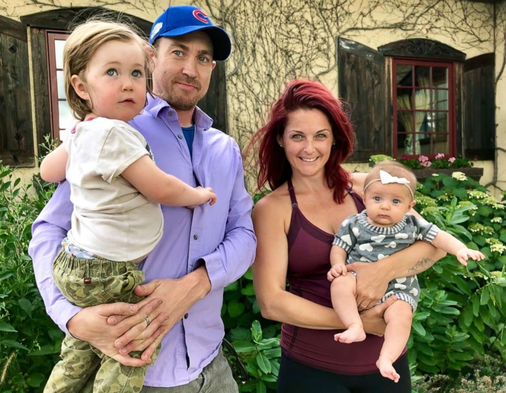 PHOTO: Jenelle Wexler, who dresses her daughter as influential women, is seen with her husband Jon, and kids River, 2 and Liberty, 3 months.