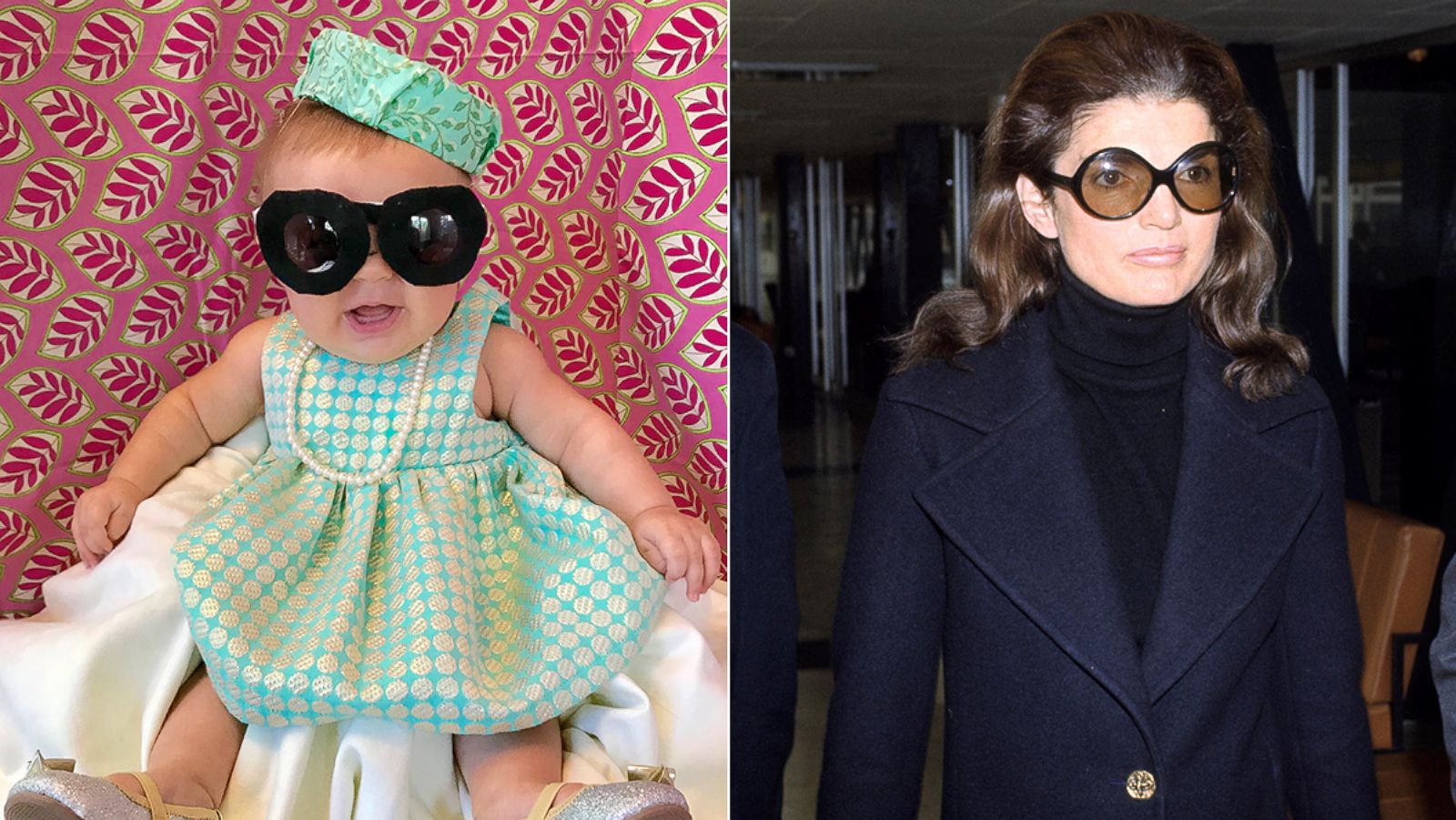 PHOTO: Liberty Wexler, 3 months, is seen here dressed as Jacqueline Kennedy Onassis, the former first lady of the United States.