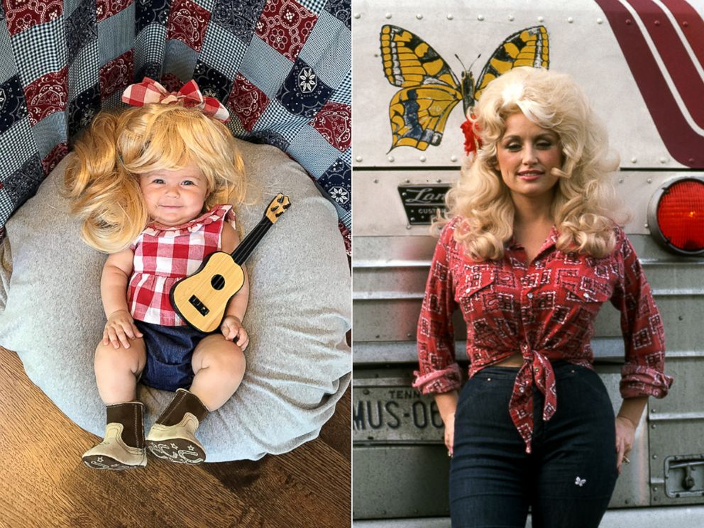 PHOTO: Liberty Wexler, 3 months, is seen here dressed as country singer, Dolly Parton.