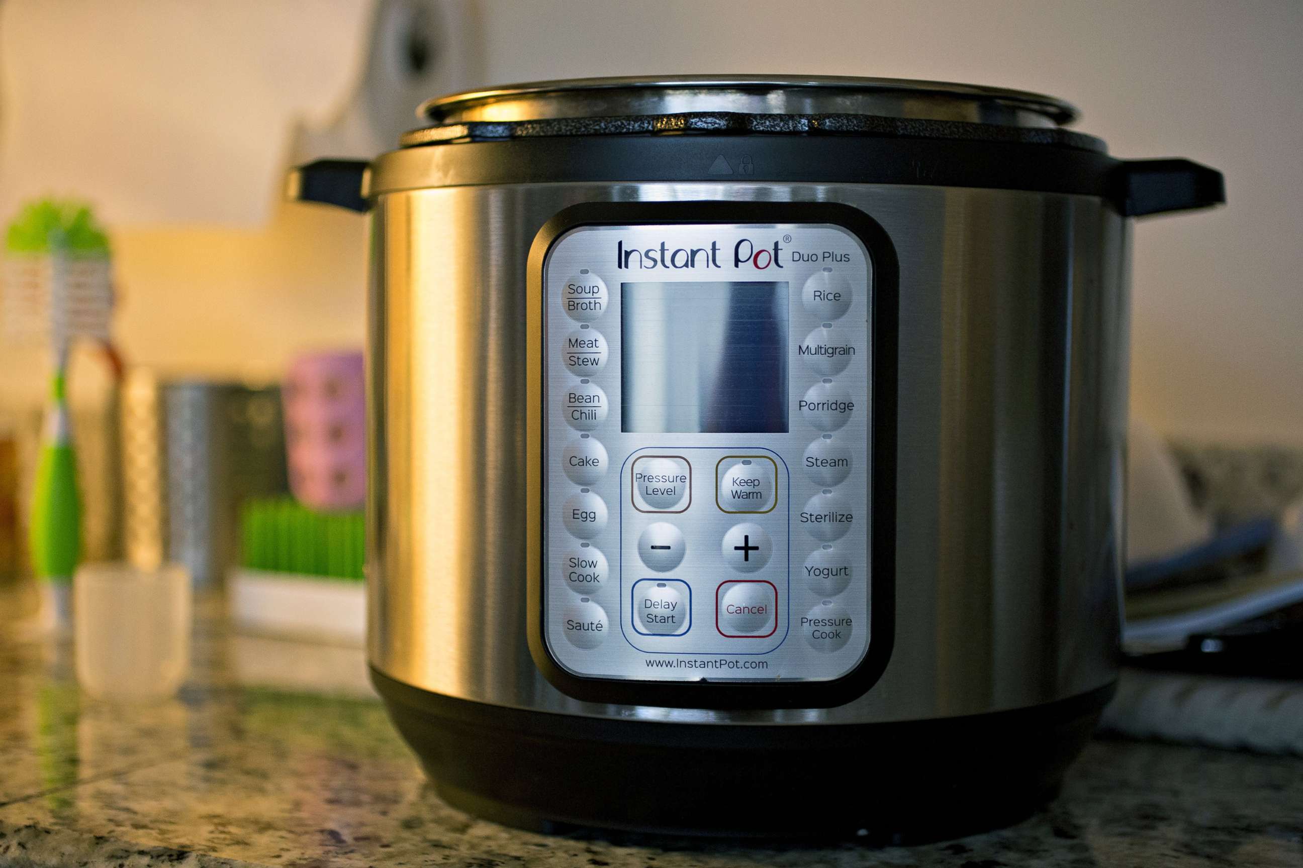 PHOTO: An Instant Brands Inc. Instant Pot is arranged for a photograph in Arlington, Va., March 5, 2019. 