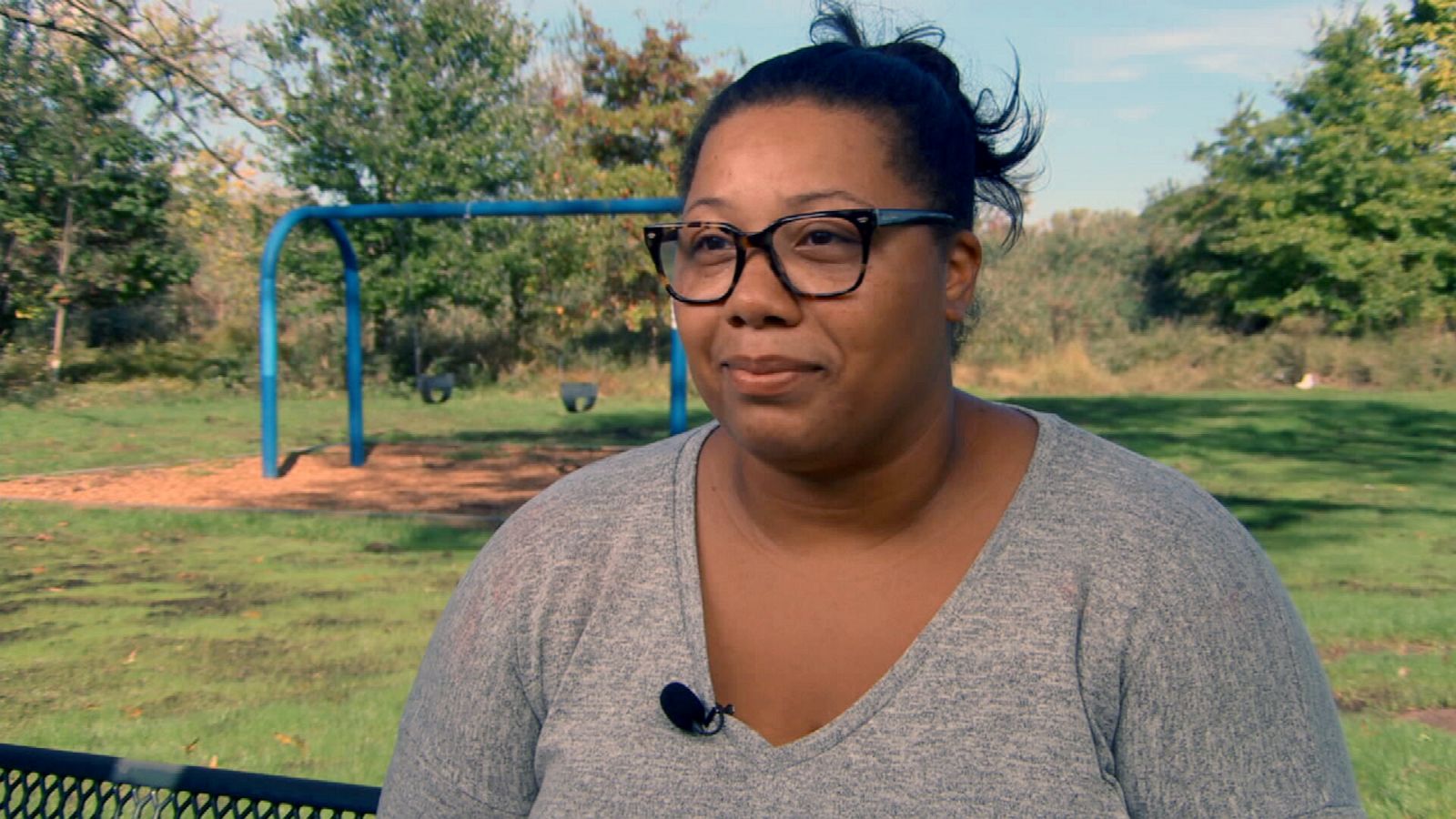 PHOTO: Jennifer Marrow speaks exclusively on Oct. 12, 2021 to "Good Morning America" about her 2-year-old son's rescue from a manhole in New Jersey.