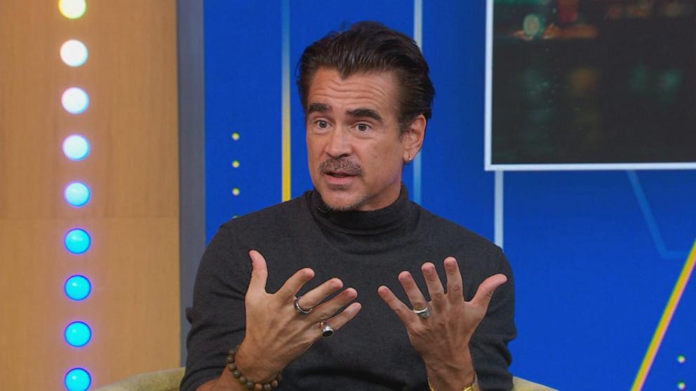 PHOTO: Colin Farrell appears on "Good Morning America," Sept. 18, 2024.