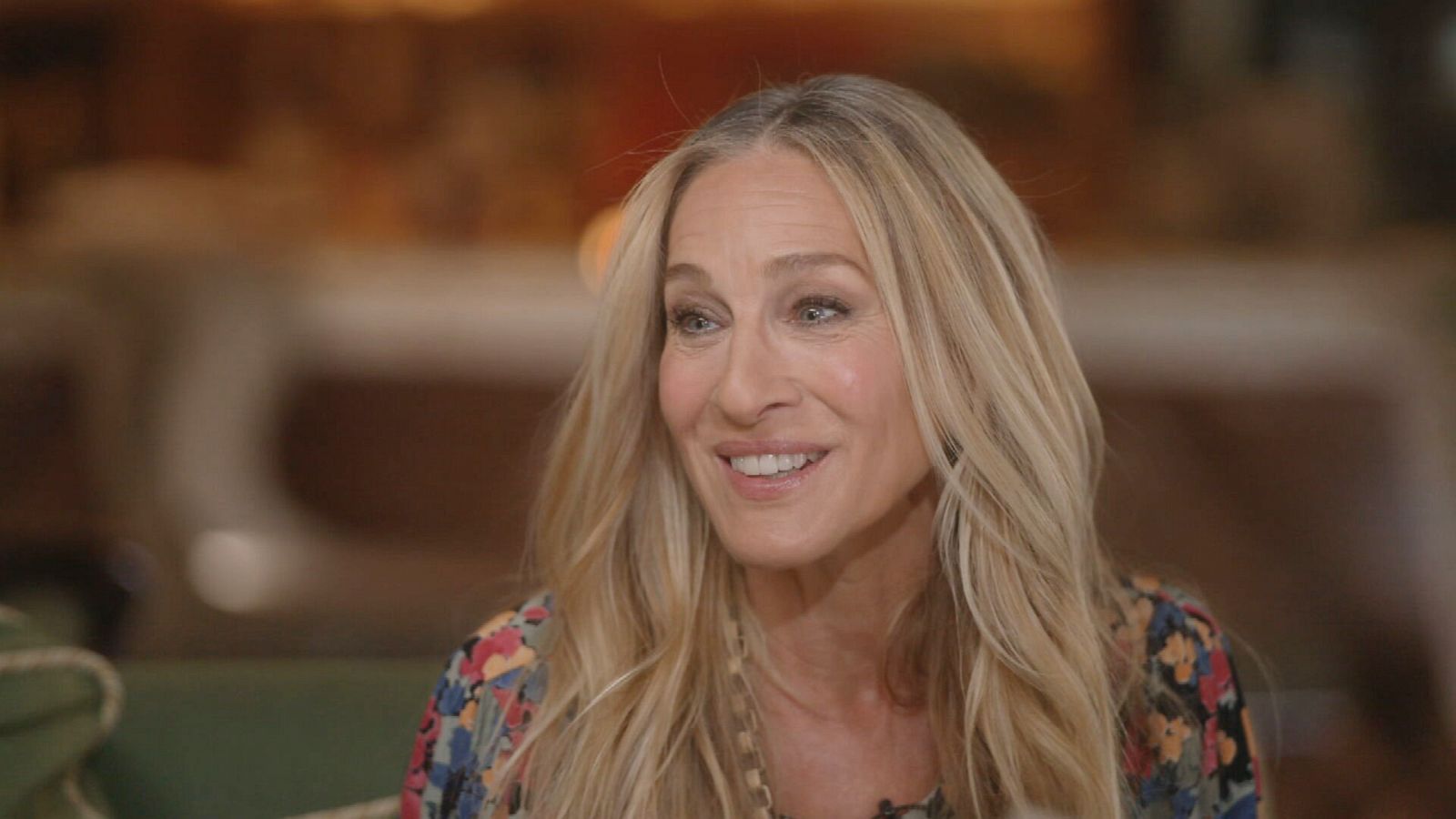 PHOTO: Sarah Jessica Parker in an interview with Diane Sawyer that aired on "Good Morning America," June 21, 2023.