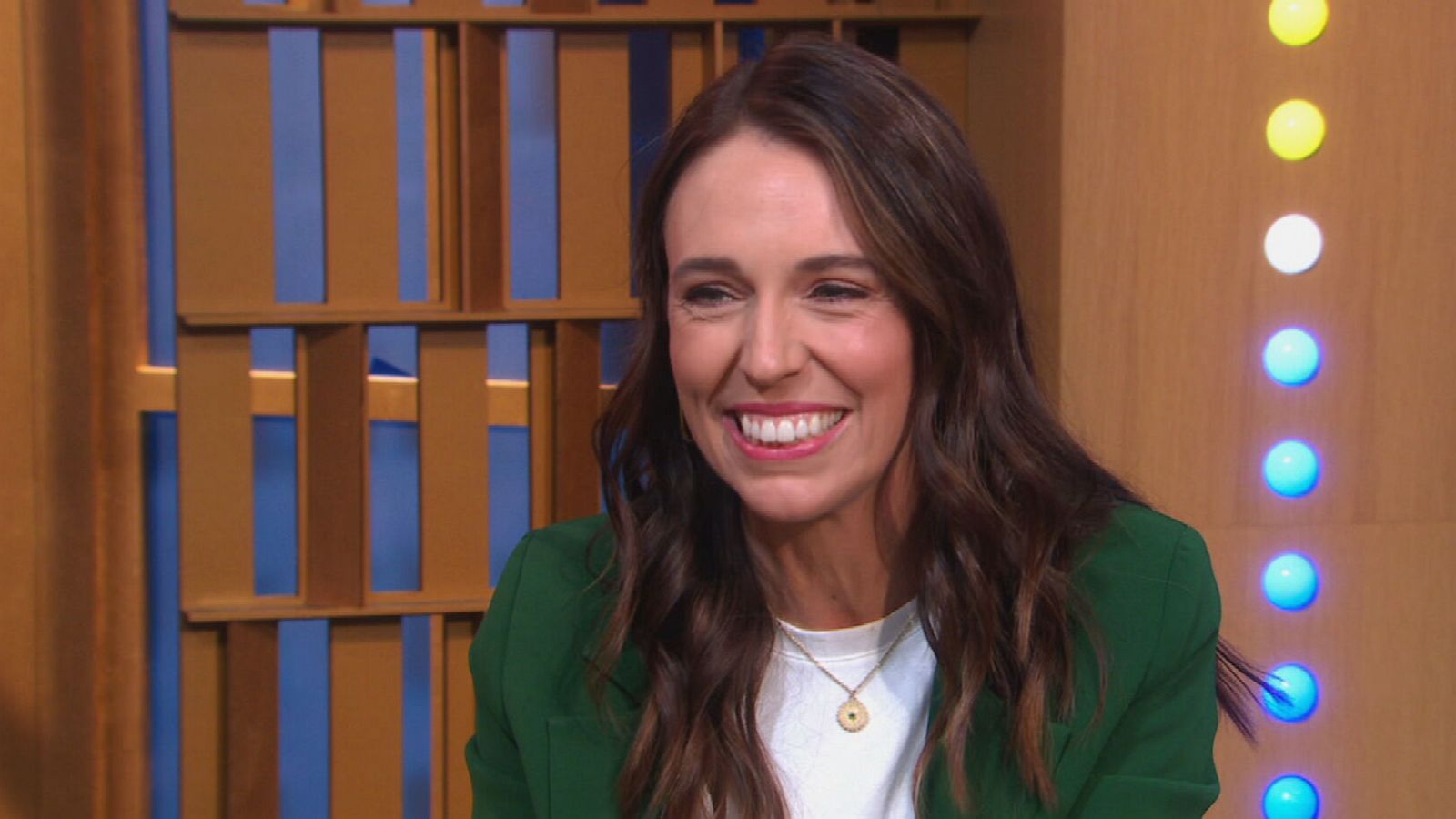 PHOTO: "Good Morning America" co-anchor Robin Roberts interviews former New Zealand prime minster Jacinda Ardern on Sept. 20, 2023, in New York City.