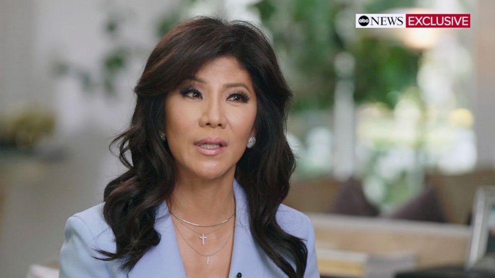 PHOTO: Julie Chen Moonves speaks to Juju Chang on "Good Morning America."