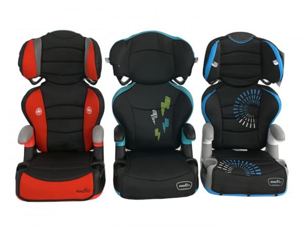 Government Launches Probe Into Evenflo Car Booster Seat Reveals Children Could Be At Risk Gma - How To Put Cover On Evenflo Booster Seat