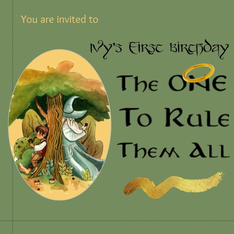 PHOTO: Emily King said she wanted to throw a Lord of the Rings-themed birthday party for her daughter Ivy.