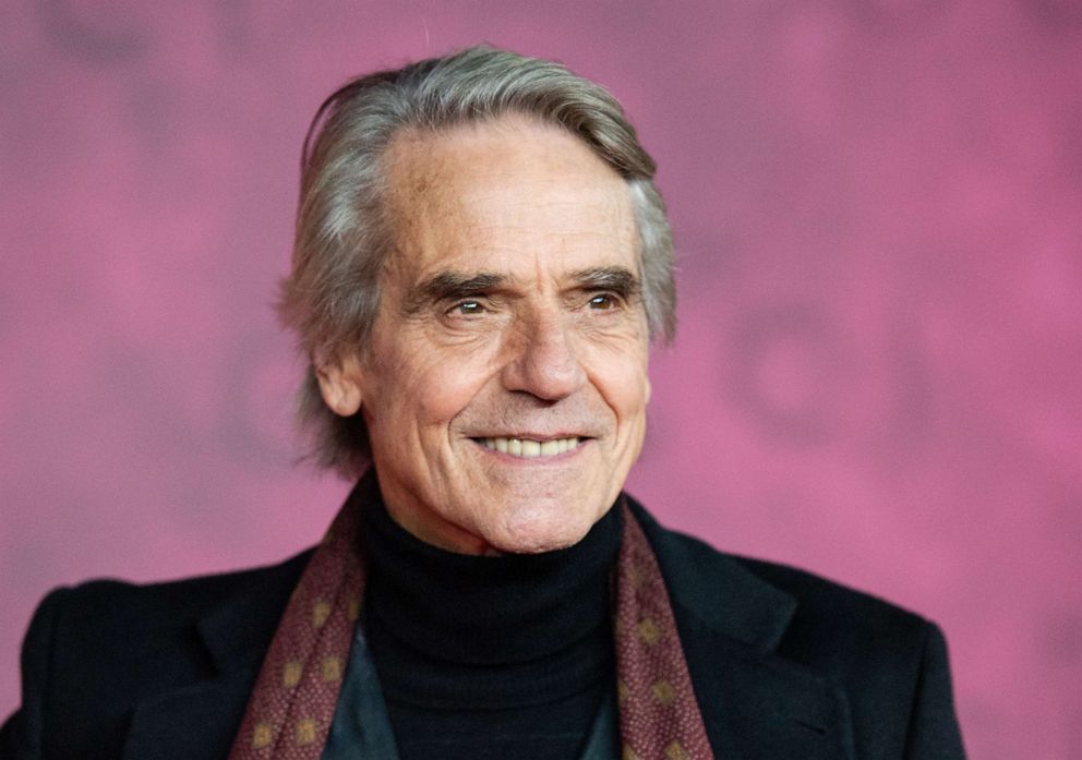PHOTO: Jeremy Irons attends the UK Premiere Of "House of Gucci" at Odeon Luxe Leicester Square, Nov. 9, 2021, in London