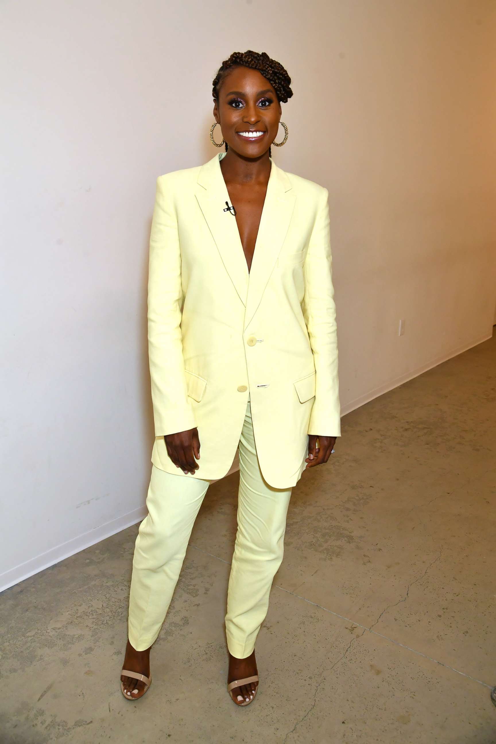 PHOTO: Issa Rae poses for photos at the Wolf Theater at Saban Media Center Television Academy on May 28, 2019, in Los Angeles.