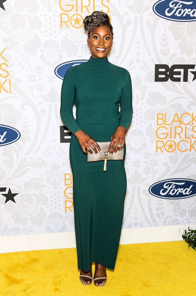 PHOTO: Issa Rae attends 2019 Black Girls Rock! at the NJ Performing Arts Center, Aug. 25, 2019 in Newark, New Jersey.