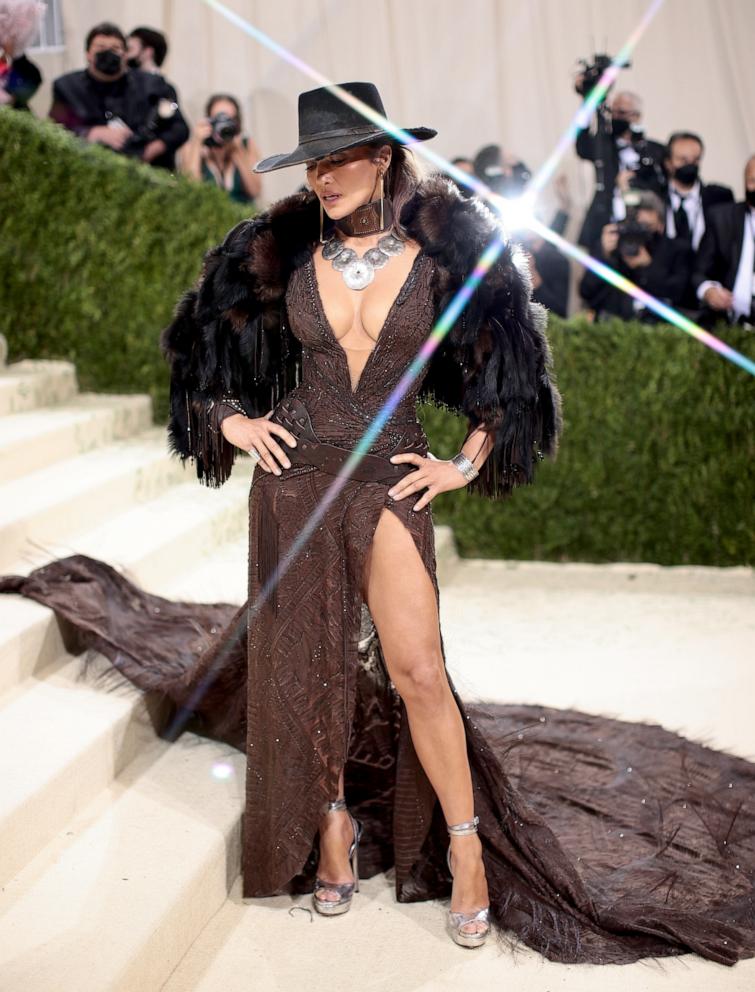PHOTO: Jennifer Lopez attends The 2021 Met Gala Celebrating In America: A Lexicon Of Fashion at Metropolitan Museum of Art, Sept. 13, 2021, in New York.