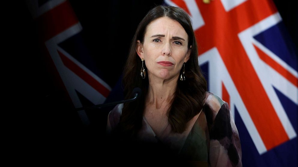 PHOTO: Prime Minister Jacinda Ardern speaks to media during a post cabinet press conference at Parliament on March 1, 2021 in Wellington, New Zealand.