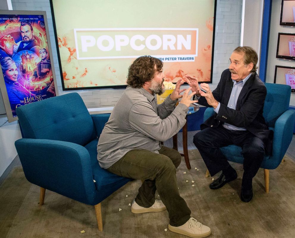 PHOTO: Jack Black appears on "Popcorn with Peter Travers" at ABC News studios, Sept. 21, 2018, in New York City.