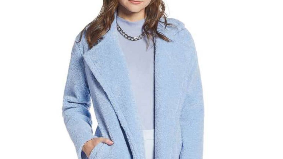 PHOTO: Something Navy's Teddy Faux Fur Coat is on sale early pre-Black Friday on Nordstrom's website.