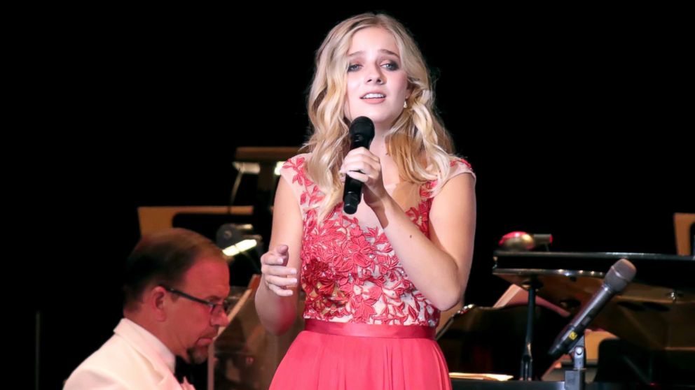 PHOTO: Jackie Evancho performs her classical and crossover musical selections at the Ocean City Music Pier, July 29, 2018, in Ocean City, New Jersey.