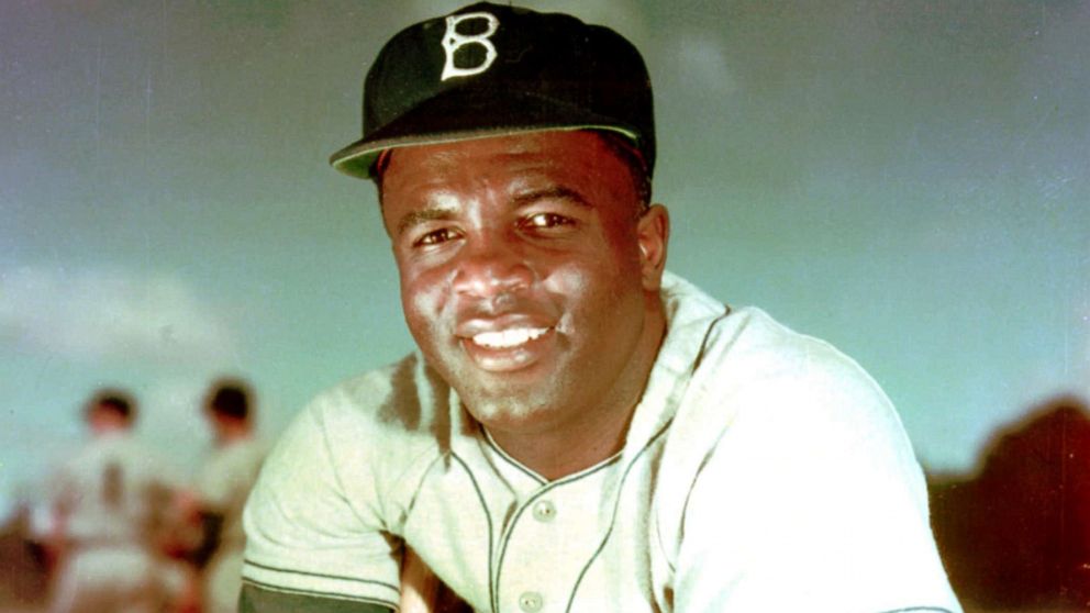 PHOTO: Brooklyn Dodgers baseball player Jackie Robinson poses for a portrait in 1952.