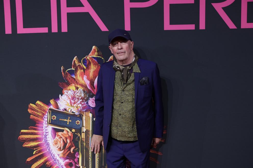 PHOTO: Director Jacques Audiard attends the red carpet for Emilia Perez film Premiere, Jan. 15, 2025, in Mexico City.