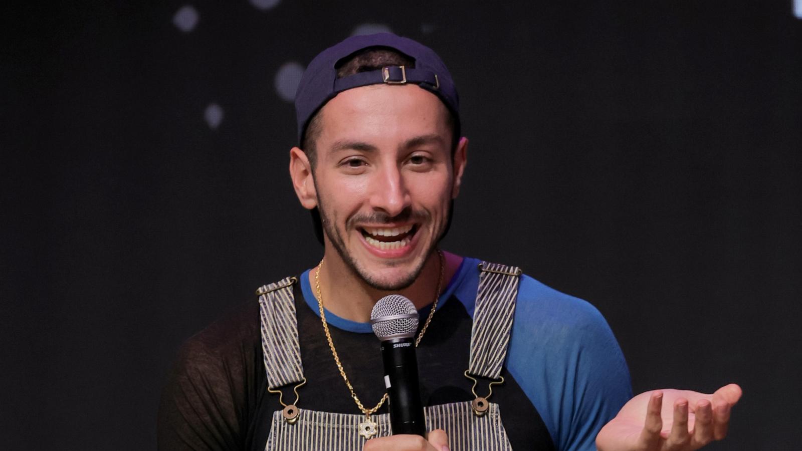 PHOTO: Jake Cohen speaks onstage during FoodieCon presented by Instagram as part of the Food Network New York City Wine & Food Festival presented by Capital One at Hard Rock Hotel New York on October 14, 2023 in New York City.