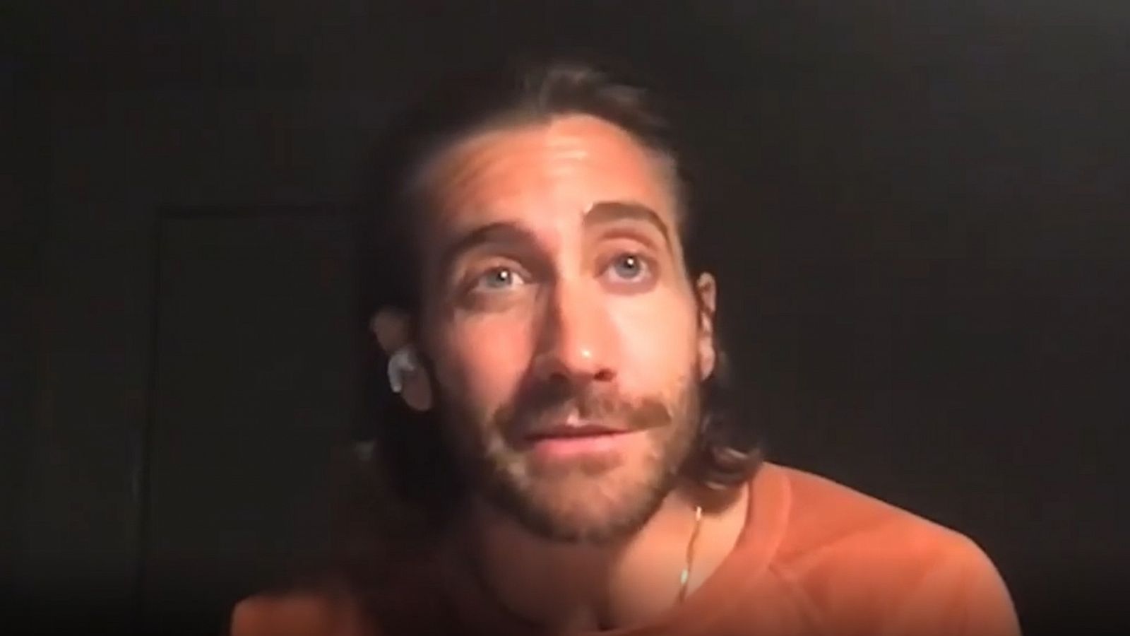 PHOTO: Jake Gyllenhaal sings in a video posted to his Instagram account on May 12, 2020.