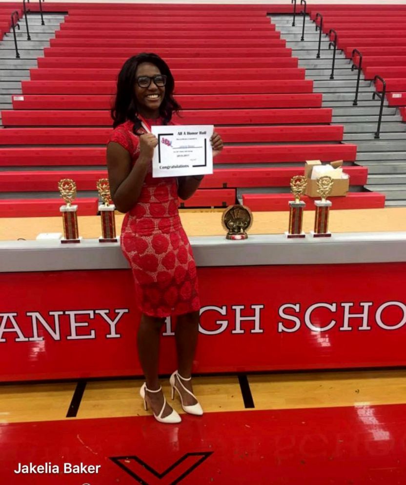 PHOTO: Jakelia Baker, 17, was accepted to over 50 colleges and awarded approximately $1.3 million total in scholarship money.