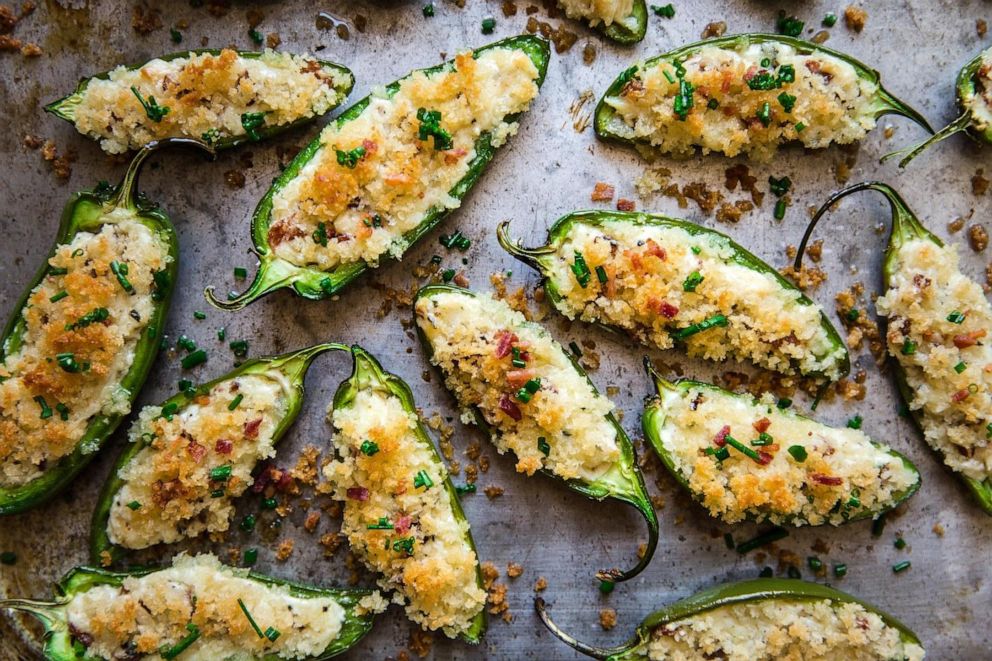 PHOTO: Oven-baked jalapeño poppers can be made for solo celebrations or a small gathering.