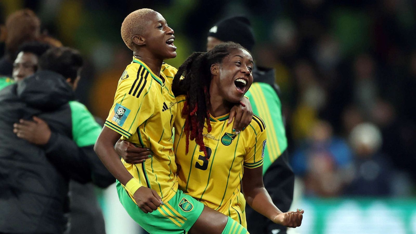 Jamaica and Colombia to battle on the pitch after partying at