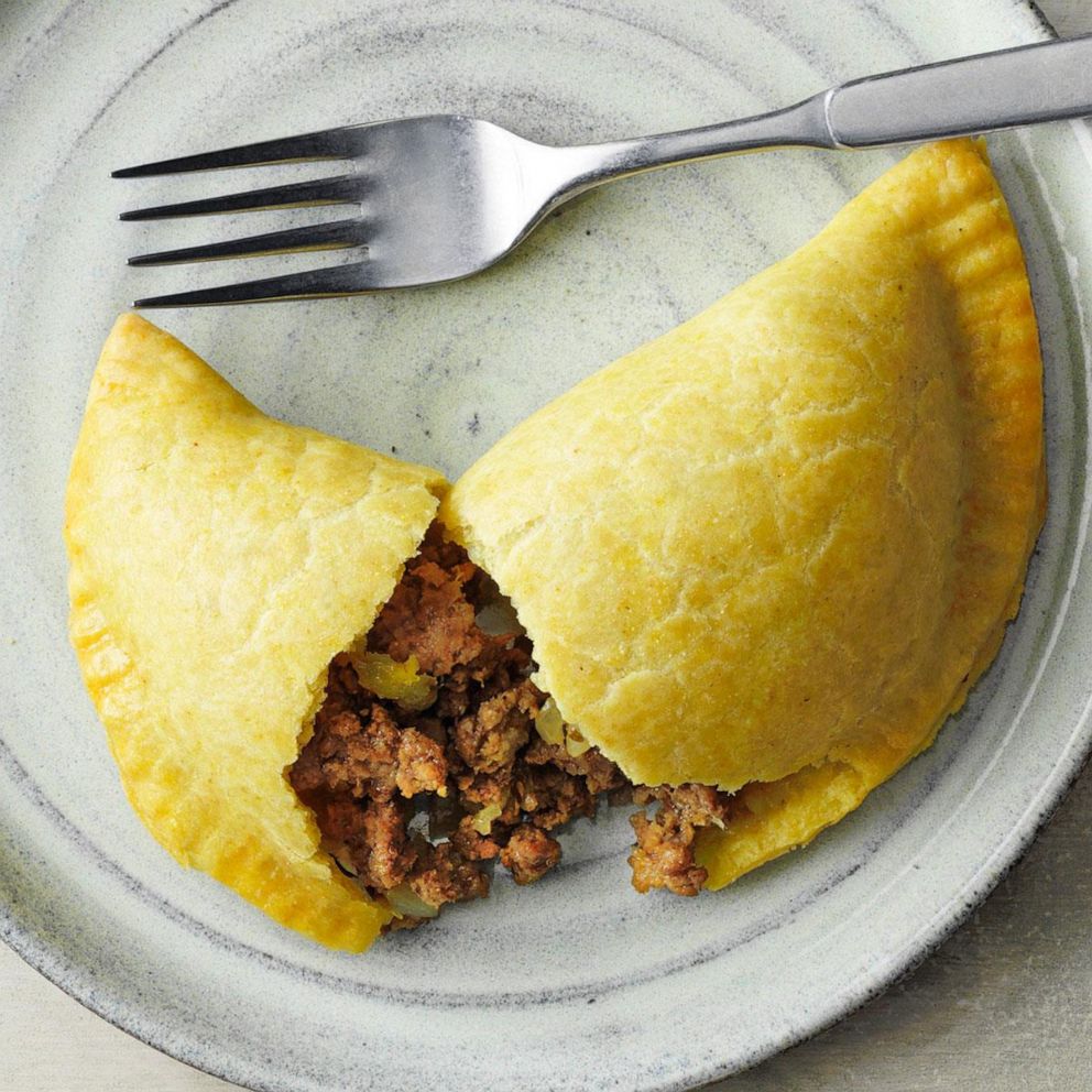 PHOTO: Homemade Jamaican beef patties that can be frozen ahead and baked to eat when ready.