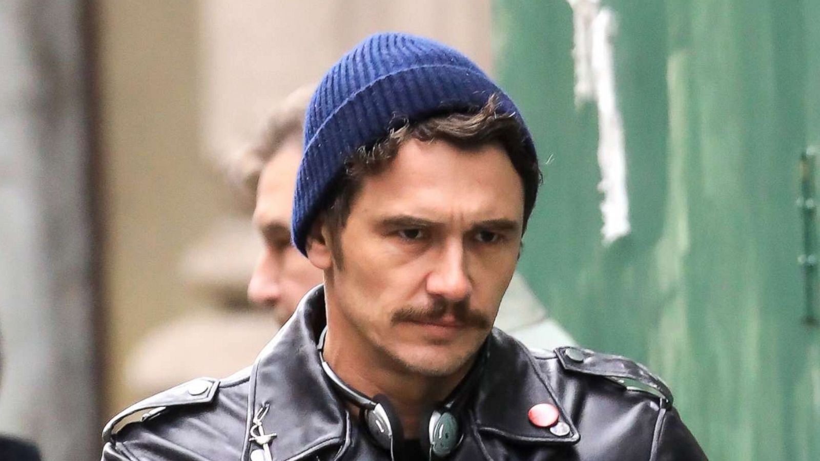 PHOTO: James Franco is seen filming "The Deuce" on April 15, 2019 in New York City.