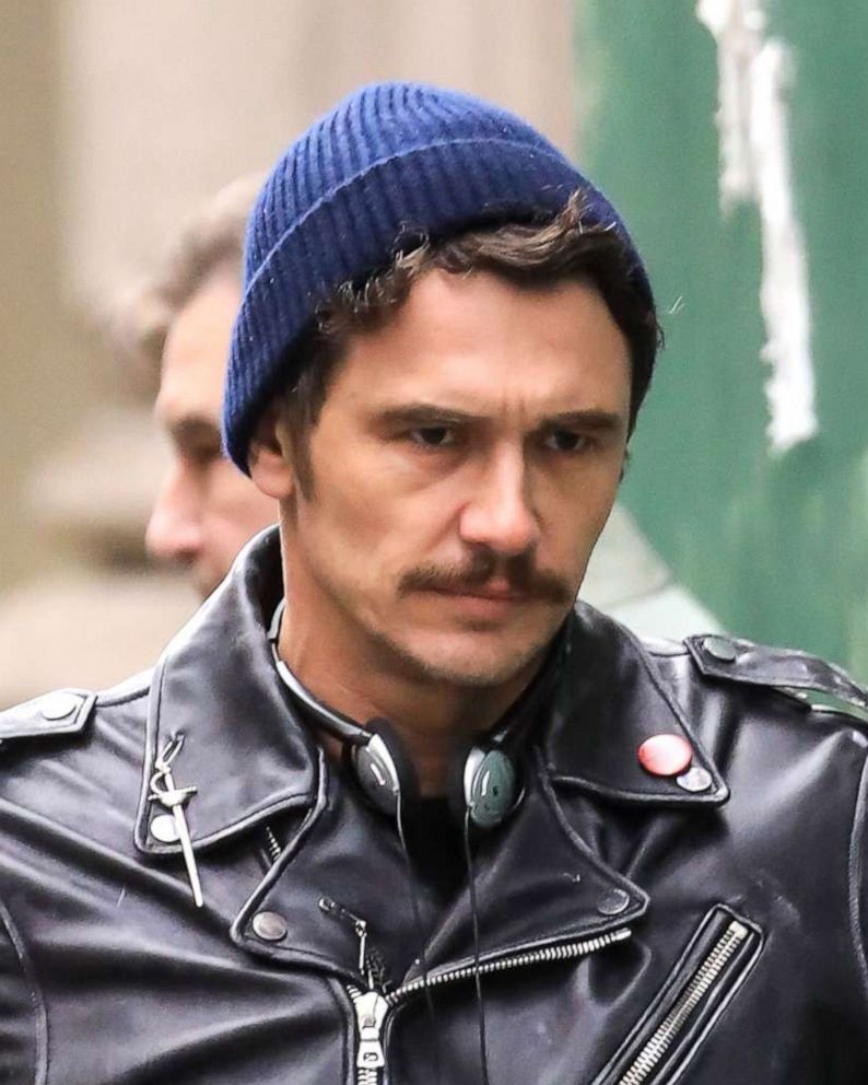 PHOTO: James Franco is seen filming "The Deuce" on April 15, 2019 in New York City.