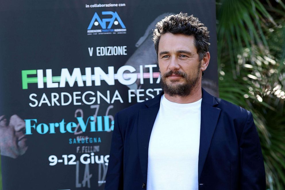 PHOTO: James Franco attends the Filming Italy 2022 photo call, June 11, 2022 in Santa Margherita di Pula, Italy.