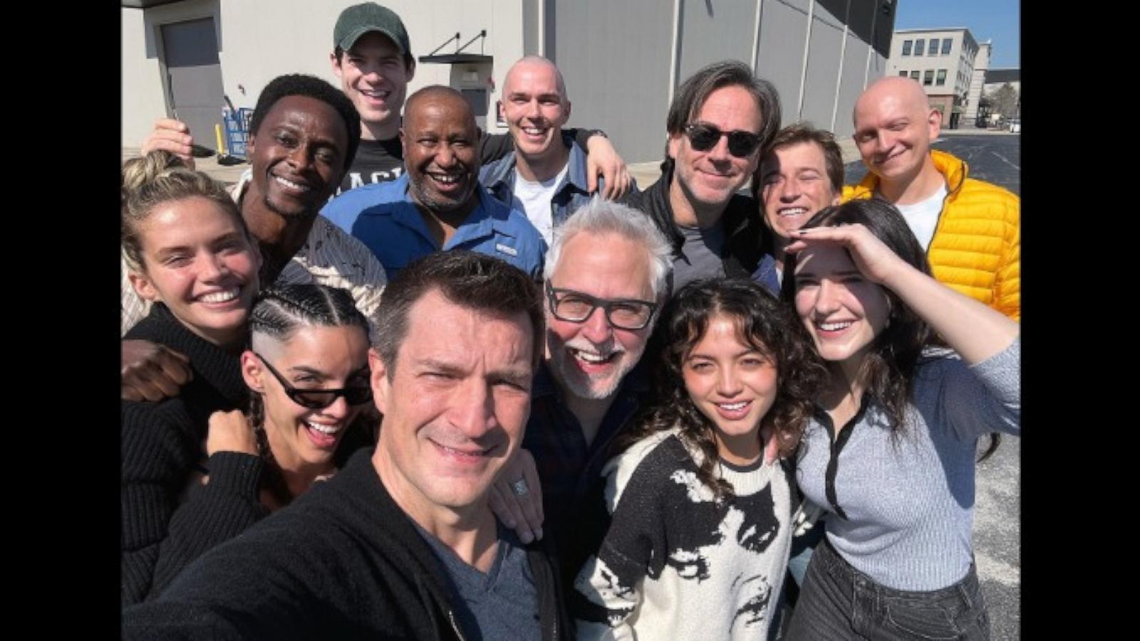 PHOTO: James Gunn appears in this image he shared on Instagram with his "Superman" cast.