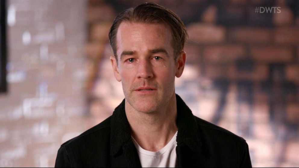 PHOTO: In this screen grab from the Nov. 18, 2019, episode of "Dancing With The Stars," James Van Der Beek discusses his wife's recent miscarriage.