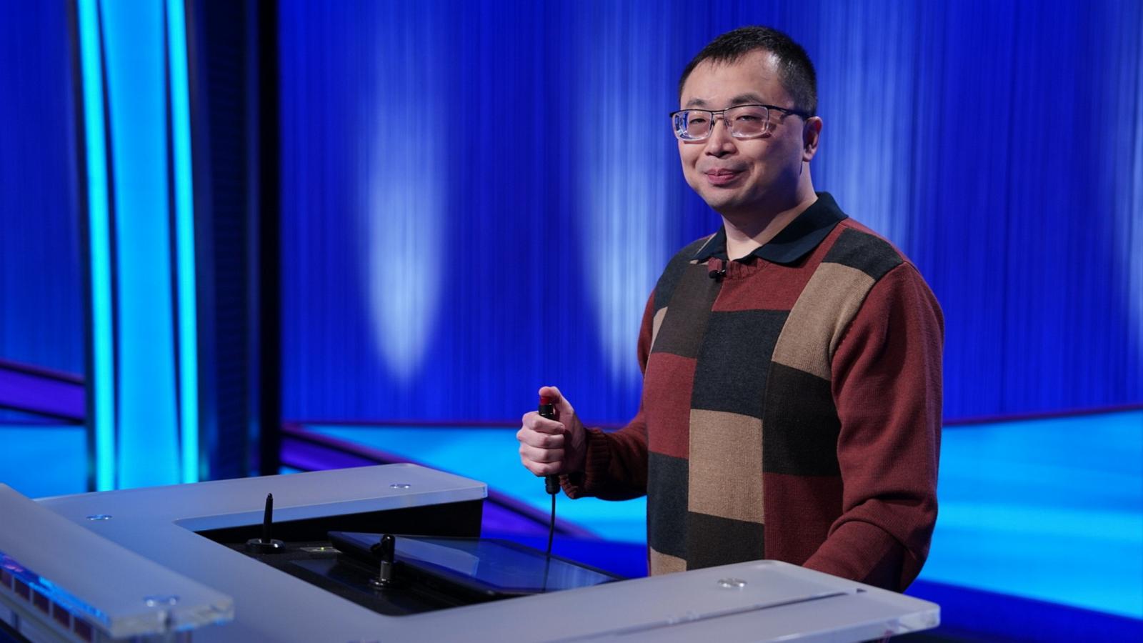 PHOTO: Jamie Ding competes on "Jeopardy!"