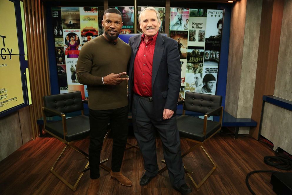 PHOTO: Jamie Foxx appears on "Popcorn with Peter Travers" at ABC News studios, Dec. 17, 2019, in New York City.