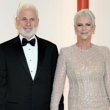 PHOTO: Christopher Guest and Jamie Lee Curtis attend the 95th Annual Academy Awards, March 12, 2023, in Hollywood, Calif.