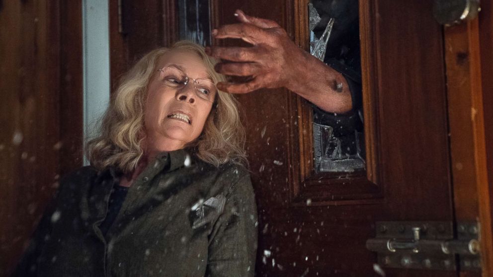 PHOTO: This image released by Universal Pictures shows Jamie Lee Curtis in a scene from "Halloween," in theaters nationwide on Oct. 19.
