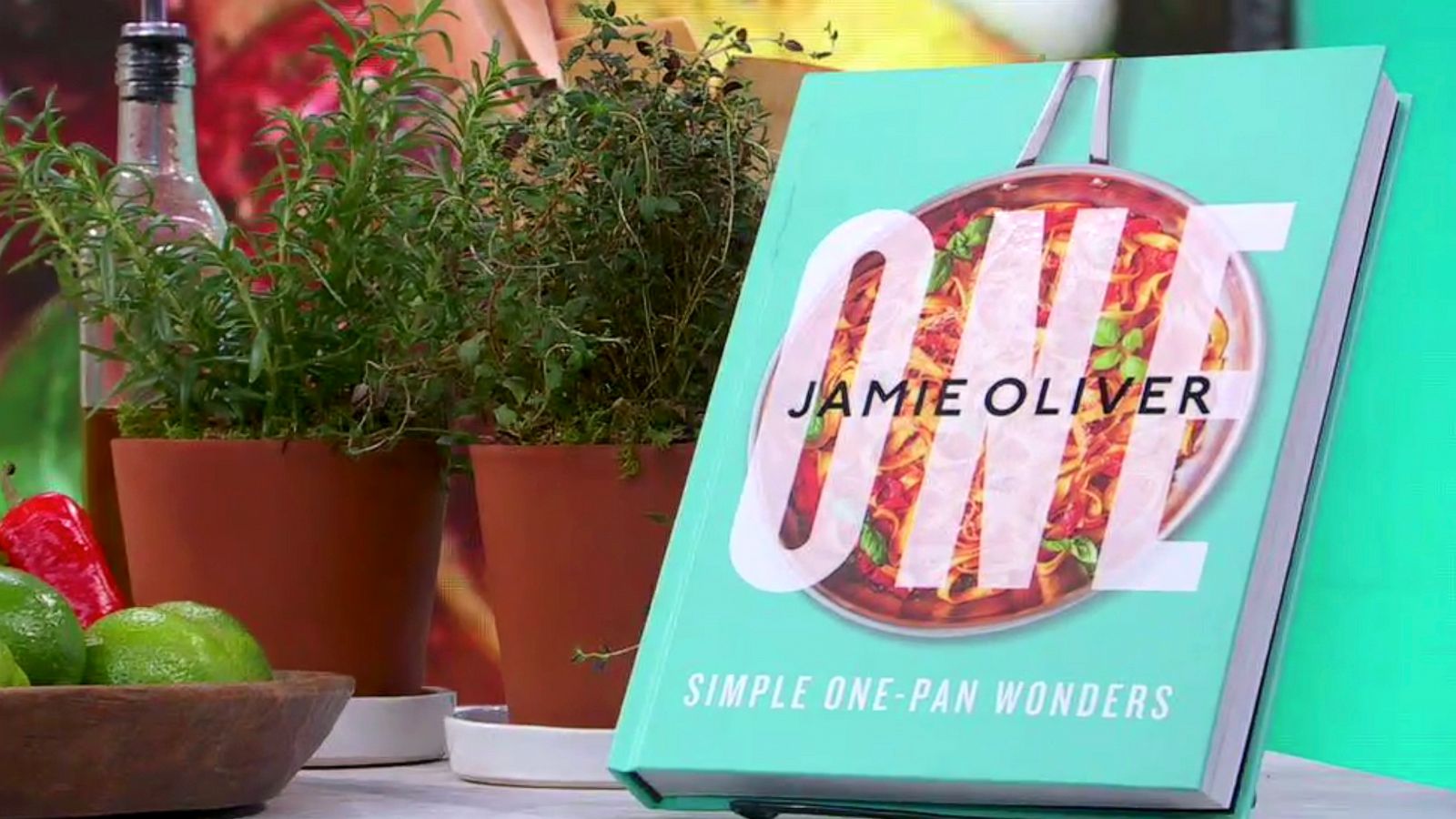 PHOTO: Chef Jamie Oliver makes a delicious recipe from his new cookbook.