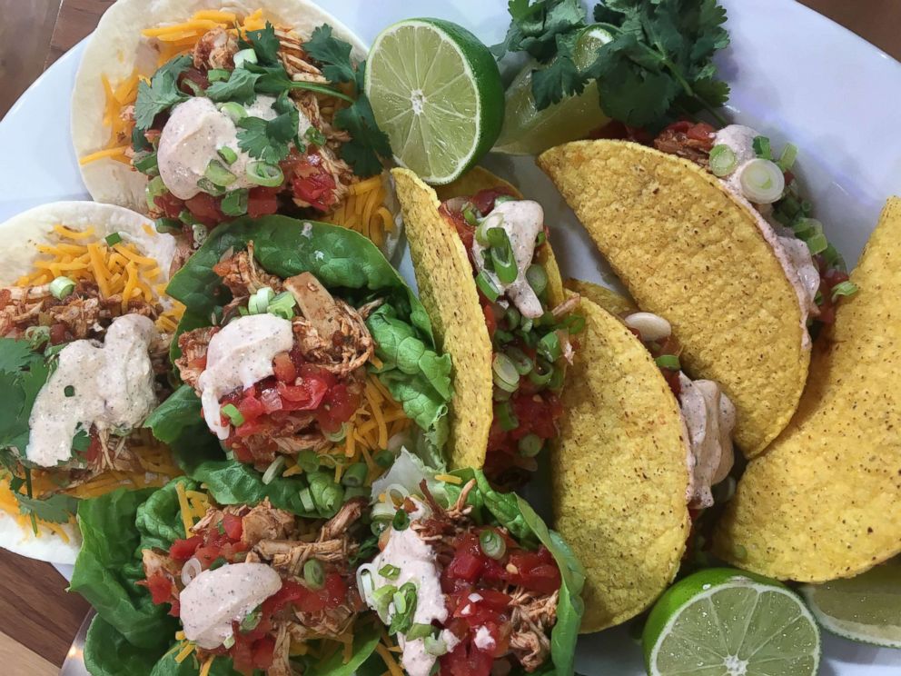 PHOTO: Jamika Pessoa's chicken tacos as seen on "GMA." 