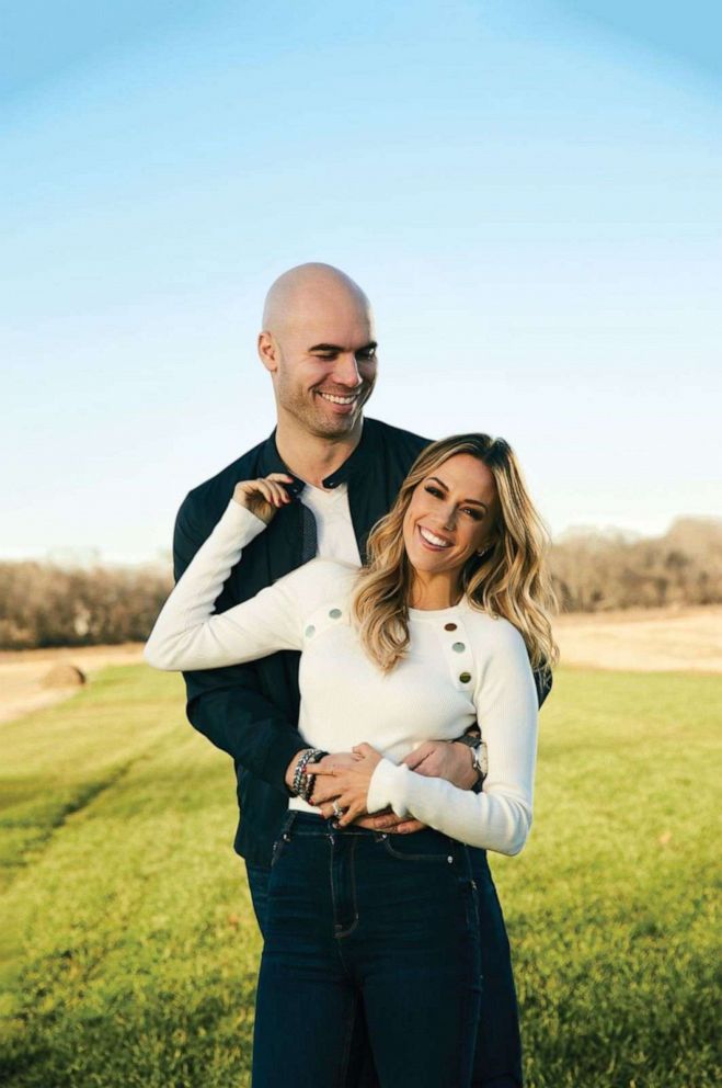 PHOTO: Jana Kramer and husband Michael Caussin pose together in this undated photo.