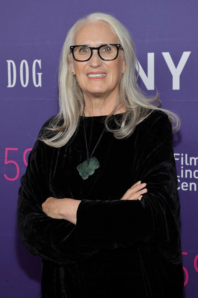 PHOTO: In this Oct. 1, 2021, file photo, Jane Campion attends the premiere of "The Power Of The Dog" during the 59th New York Film Festival at Alice Tully Hall, Lincoln Center, in New York.