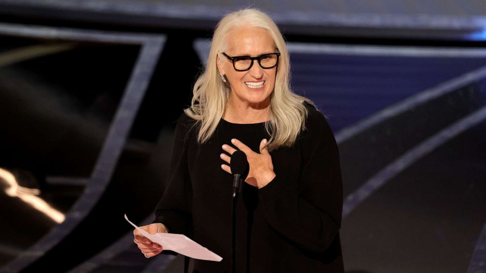 Oscars 2022: Jane Campion becomes 3rd woman to win best director - ABC News