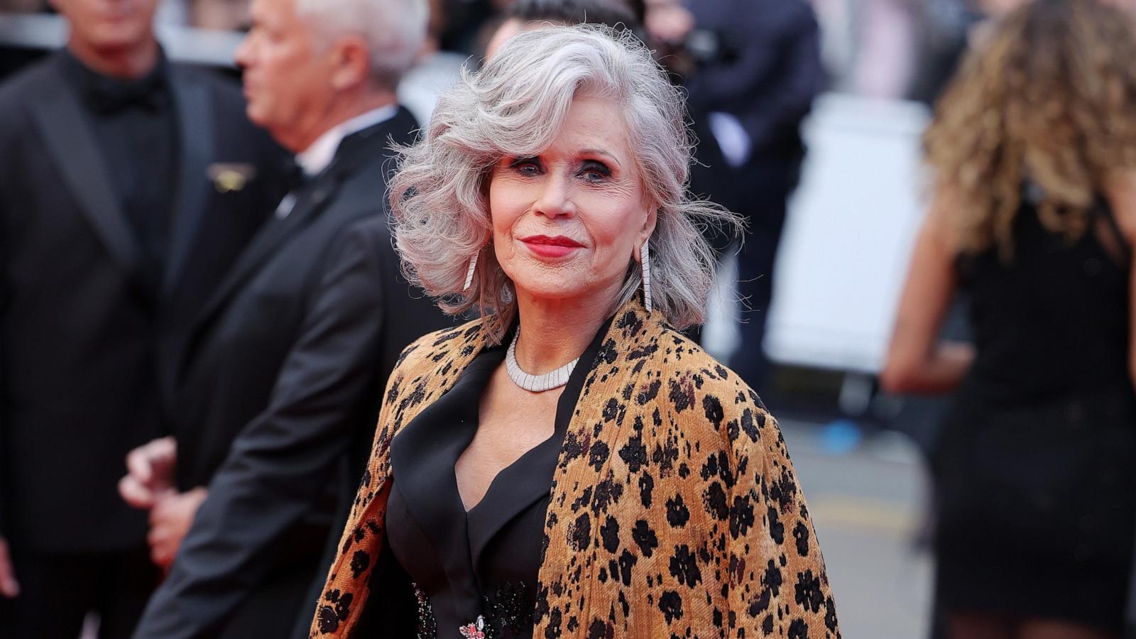 PHOTO: Jane Fonda attends "Le Deuxième Acte" ("The Second Act") Screening & opening ceremony red carpet at the 77th annual Cannes Film Festival at Palais des Festivals, May 14, 2024, in Cannes, France.