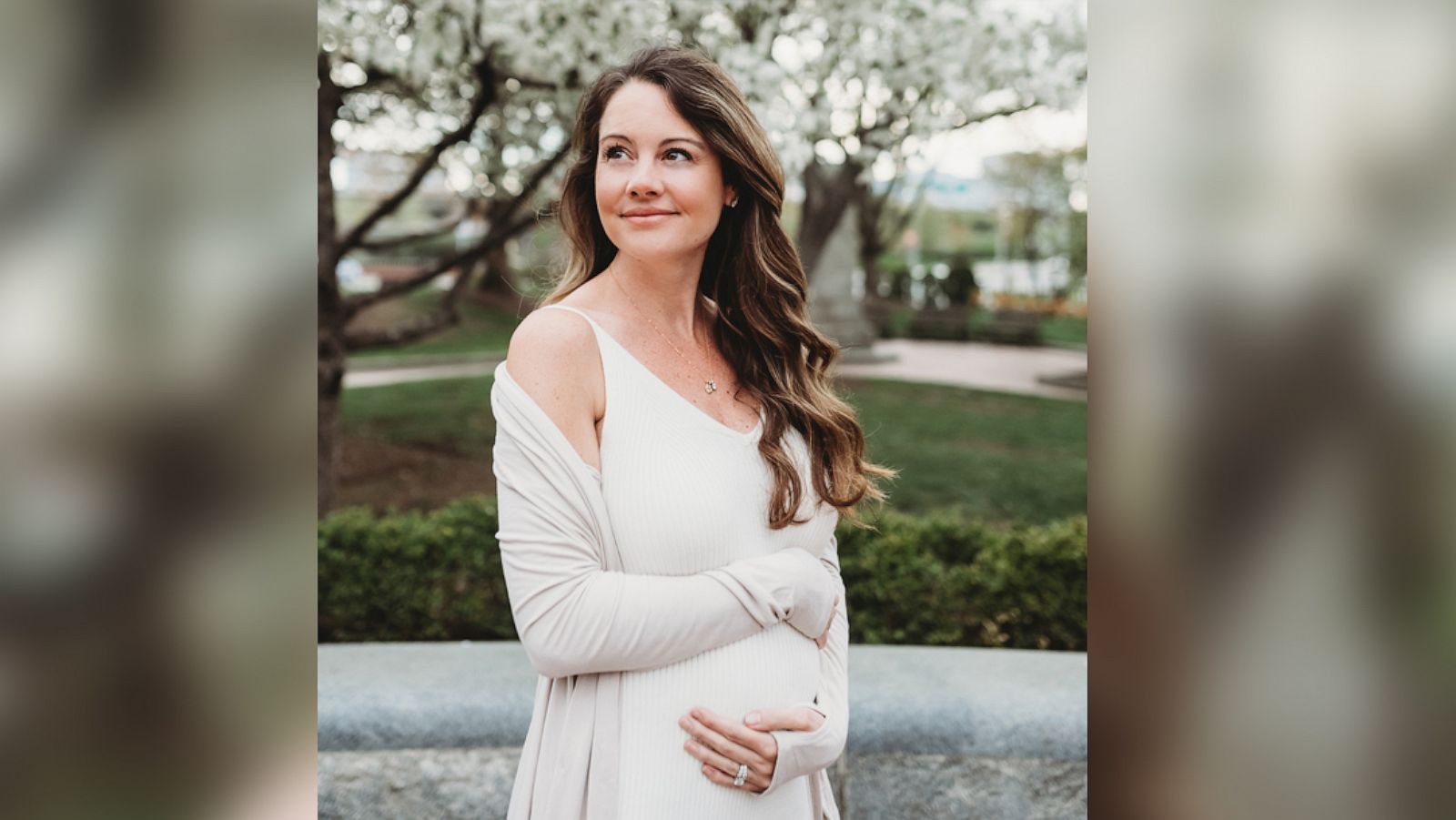 PHOTO: Kaitlin Lang of Boston, Massachusetts, was photographed ahead of Mother's Day 2021 by Janelle Bruno of Janelle Carmela Photography. Lang said she miscarried shortly after Christmas and is now pregnant.