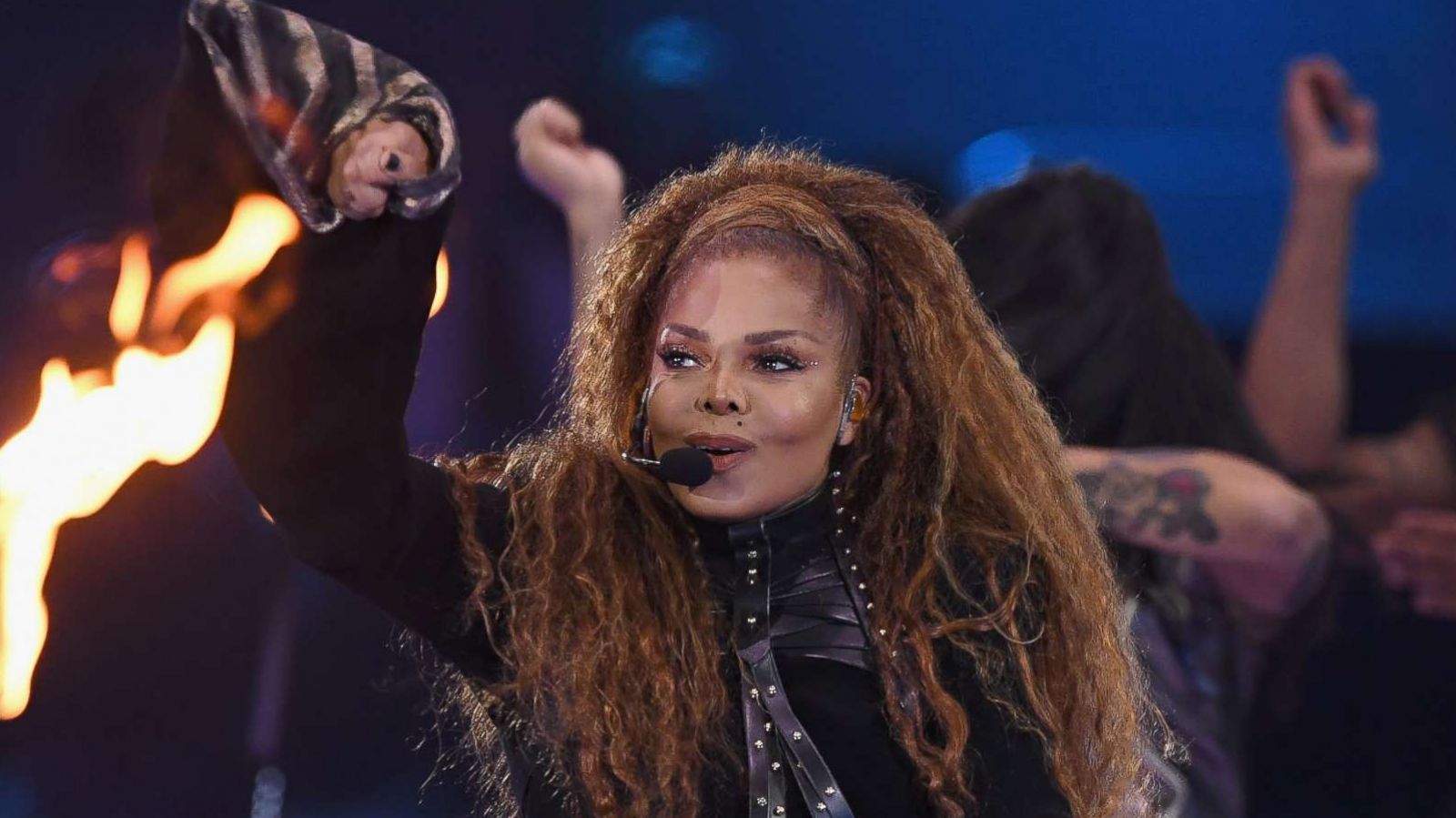 PHOTO: Janet Jackson performs on stage during the MTV EMAs 2018 at Bilbao Exhibition Centre on Nov. 4, 2018 in Bilbao, Spain.