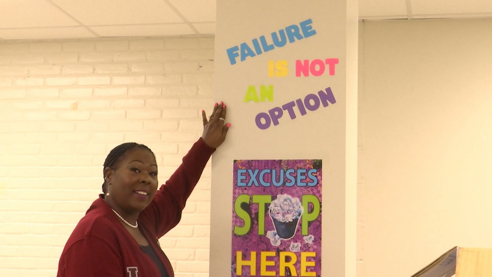 PHOTO: In the 1990s, Pam Talbert, who is now an assistant principal, cleaned schools and a nursing home before busing students in Baton Rouge, Louisiana.